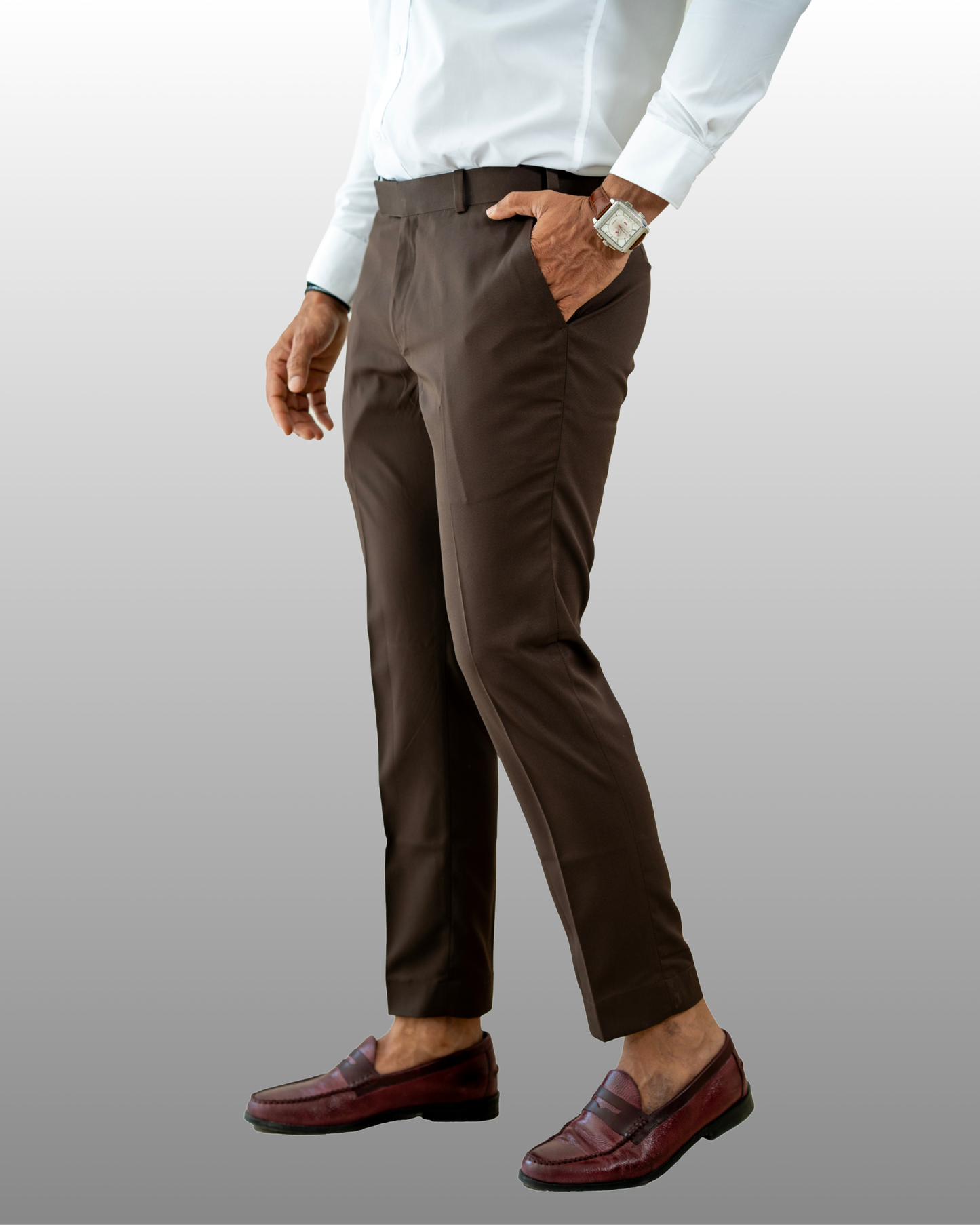BRWON FORMAL TROUSER