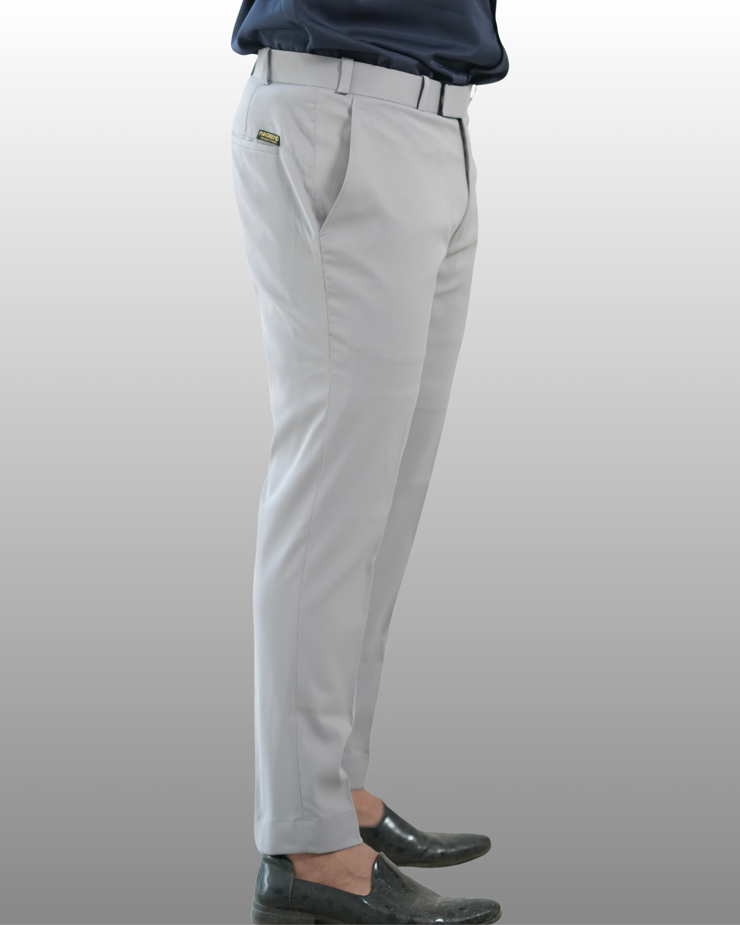 L GREY FORMAL TROUSER