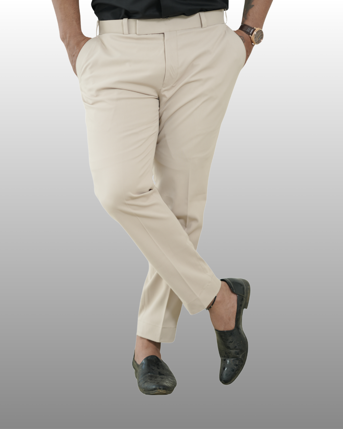 BEIGE FORMAL TROUSER
