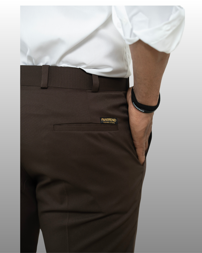 BRWON FORMAL TROUSER