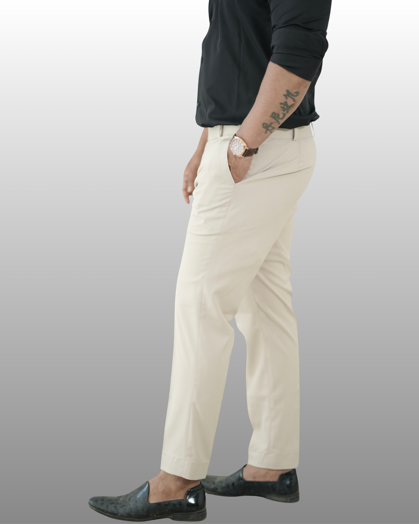 BEIGE FORMAL TROUSER