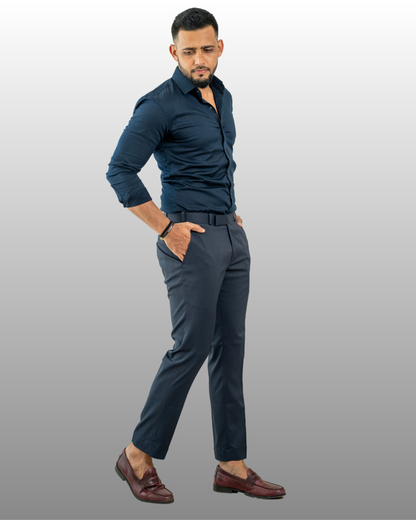 NAVY BLUE FORMAL TROUSER