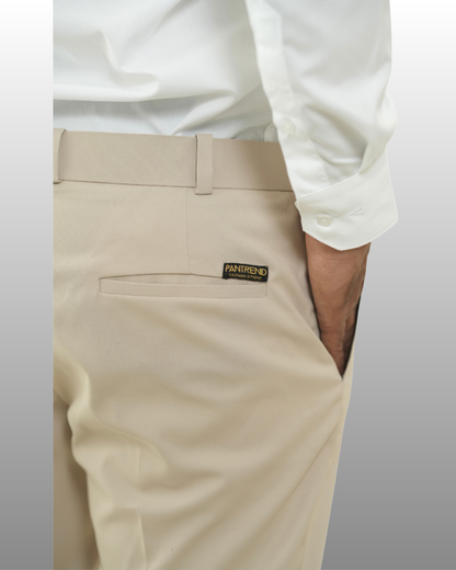 BEIGE FORMAL TROUSER