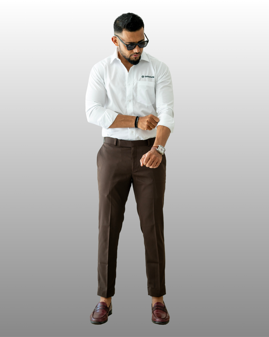 BRWON FORMAL TROUSER
